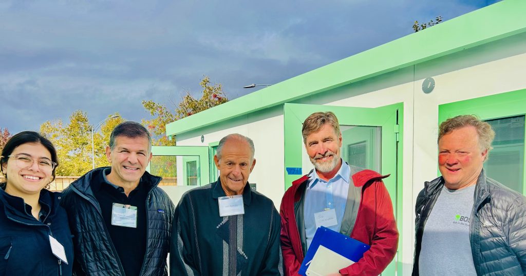 BOSS team at Ribbon cutting for Cherry Avenue in San Jose.